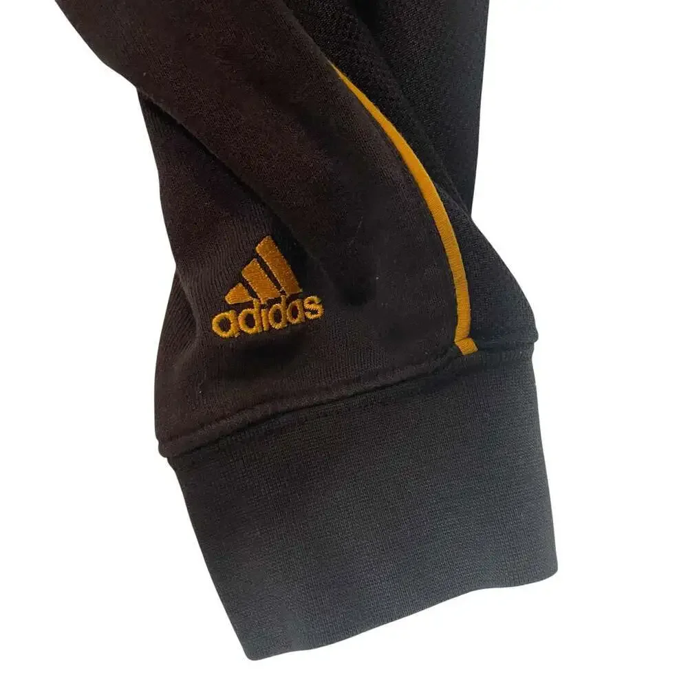 Adidas Los Angeles Lakers Hoodie Black Yellow NBA Pullover Sweatshirt